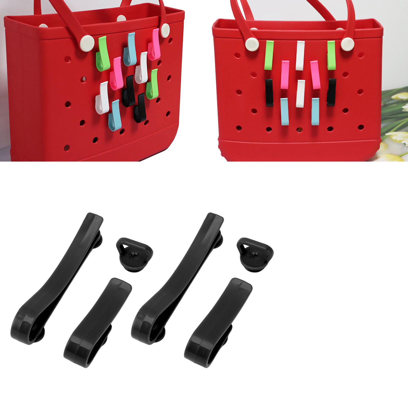 Plastic Beach Bag Hooks Accessories for Bogg Bags Insert Charm Cutie Cup view 12
