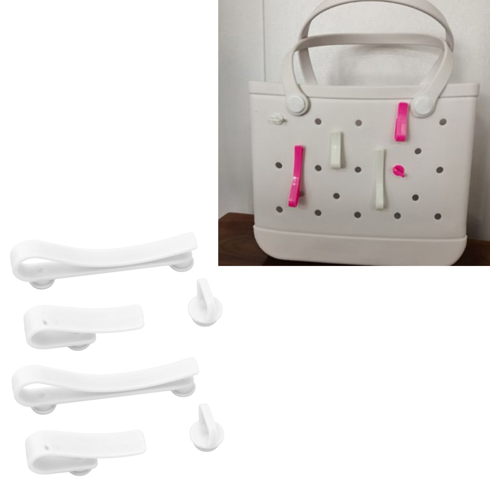 Plastic Beach Bag Hooks Accessories for Bogg Bags Insert Charm Cutie Cup view 11