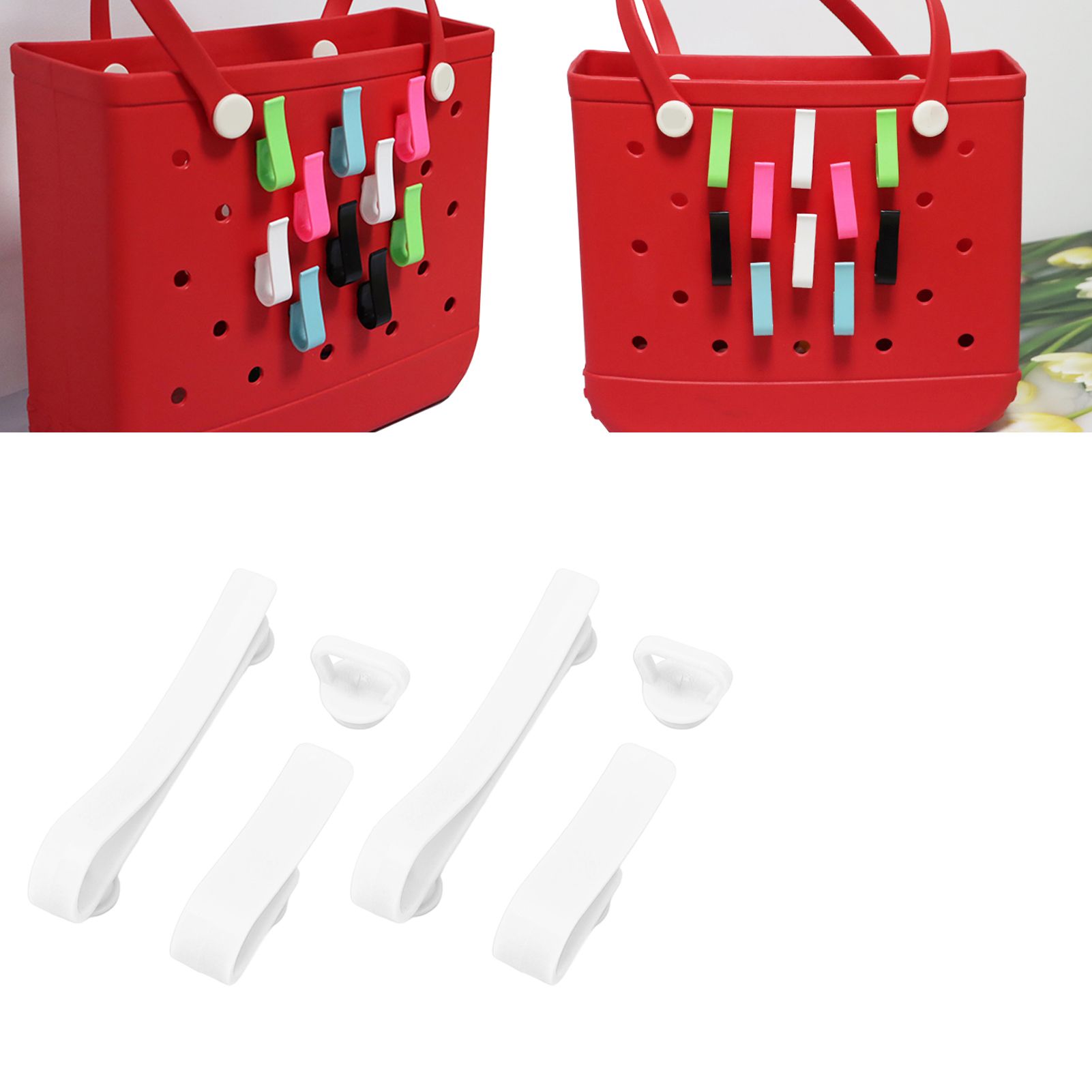 Plastic Beach Bag Hooks Accessories for Bogg Bags Insert Charm Cutie Cup view 12