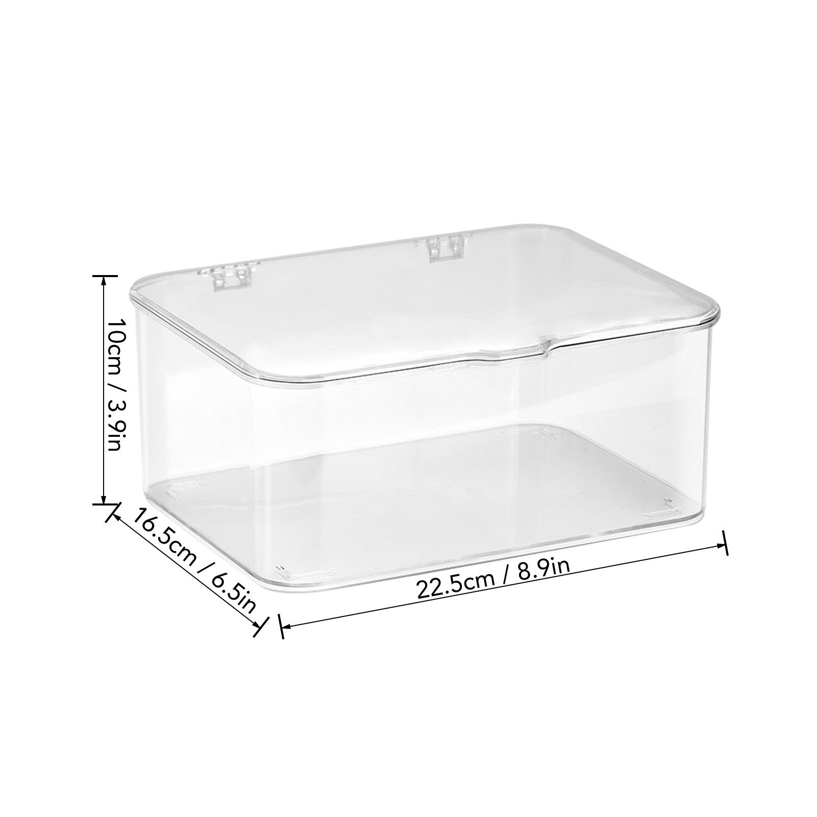 Desk Storage Box Plastic Large Capacity Dustproof Multi Functional Phone Case view 14