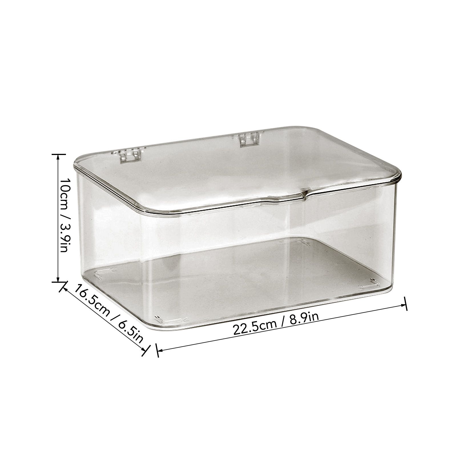 Desk Storage Box Plastic Large Capacity Dustproof Multi Functional Phone Case view 12