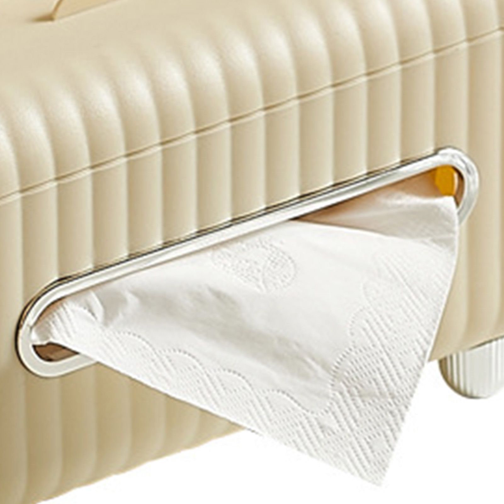 Tissue Box Cover HIPS ABS Multifunctional Desktop Rectangular Napkin Dispenser view 7