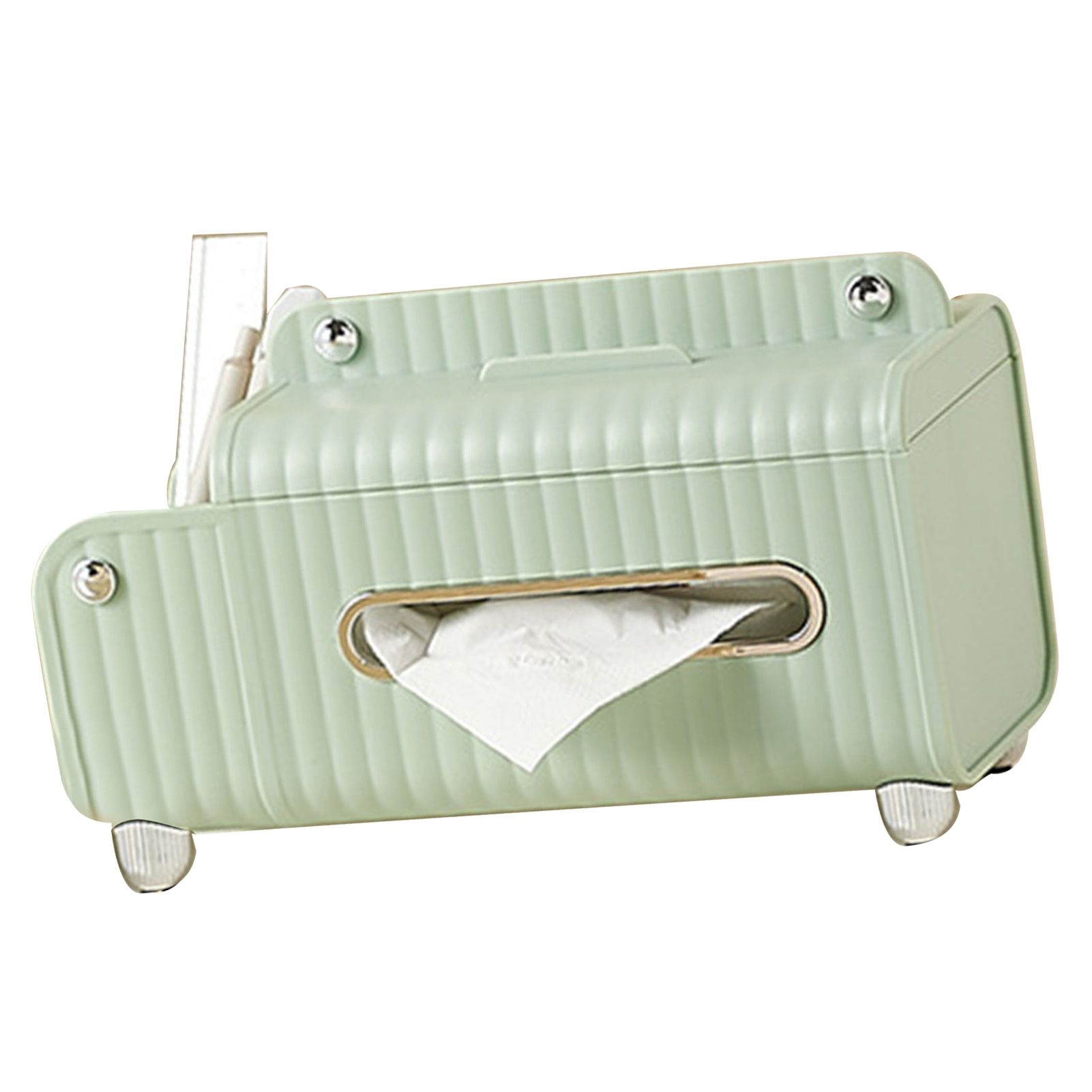 Tissue Box Cover HIPS ABS Multifunctional Desktop Rectangular Napkin Dispenser view 8