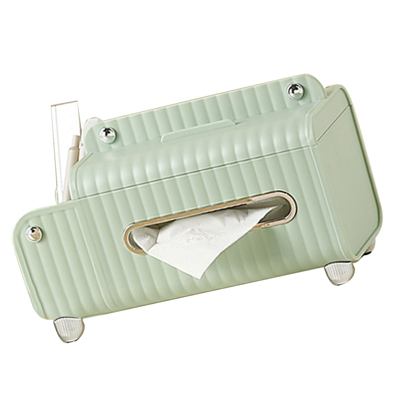 Tissue Box Cover HIPS ABS Multifunctional Desktop Rectangular Napkin Dispenser view 9