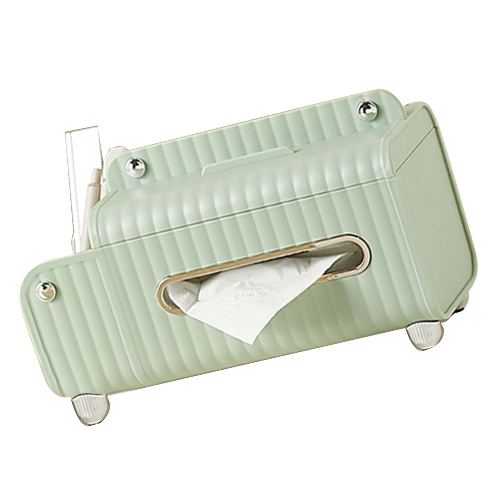 Tissue Box Cover HIPS ABS Multifunctional Desktop Rectangular Napkin Dispenser view 10