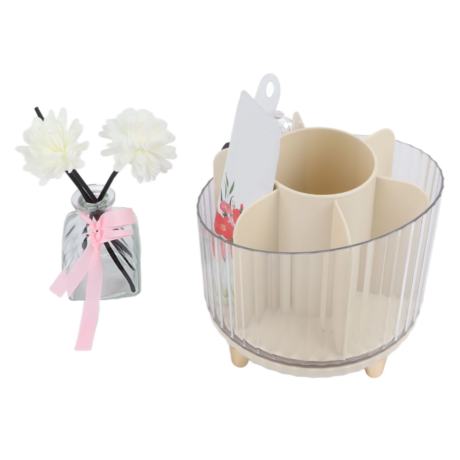 Rotating Makeup Brush Holder 360 Degree Rotating Makeup Brush Organizer view 8