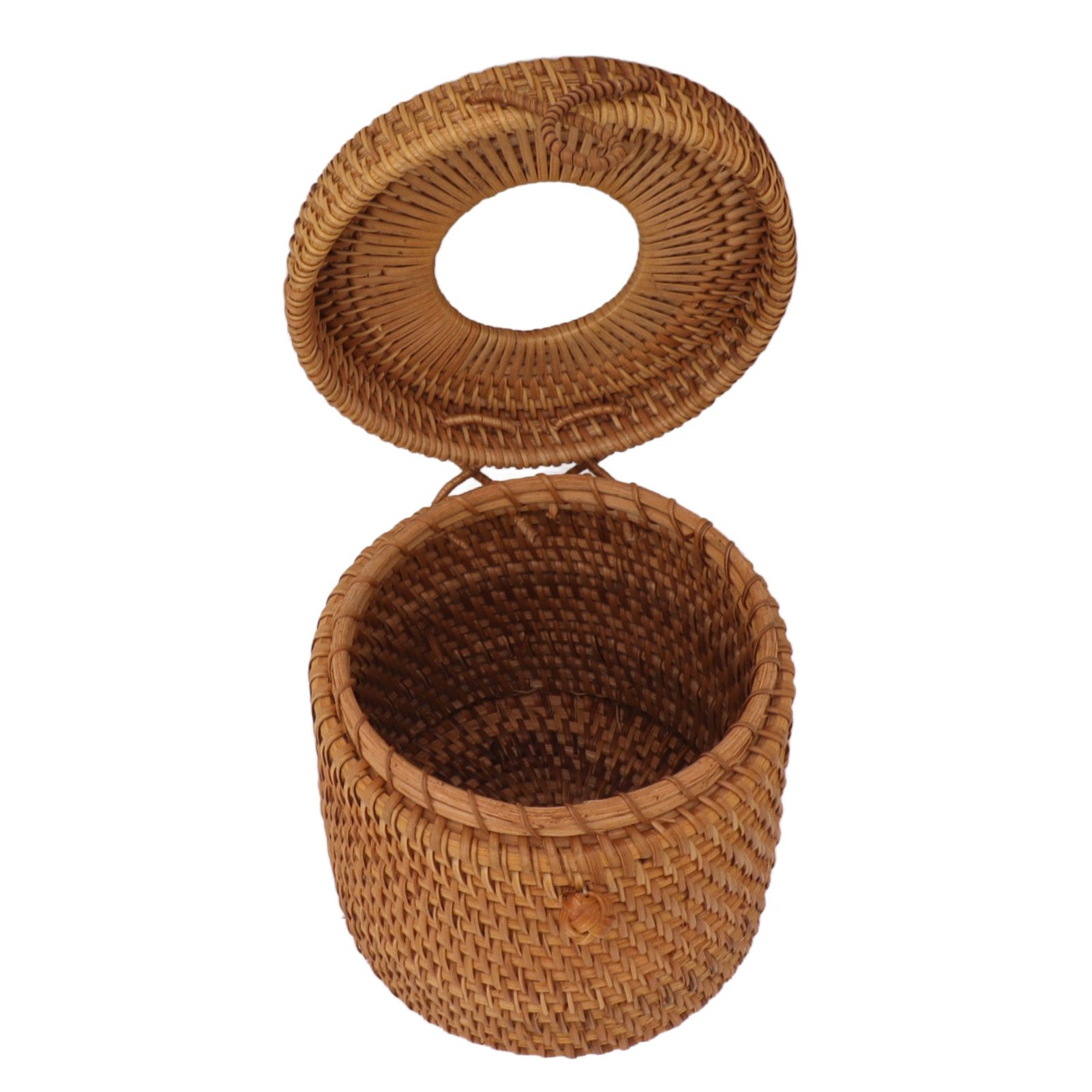 Rectangular Rattan Tissue Box Cover Rattan Woven Tissue Box Holder for view 8