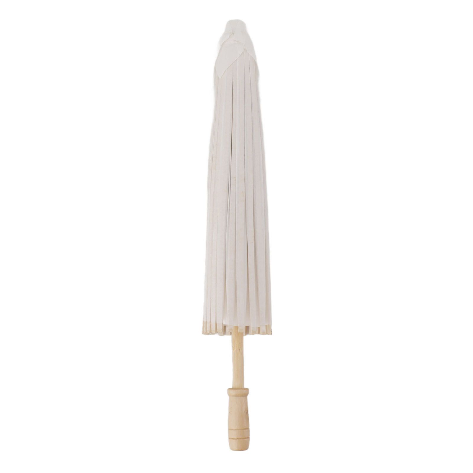 Kids Paper Parasol Bamboo and Paper Chinese Style Elegant White DIY Paper view 8