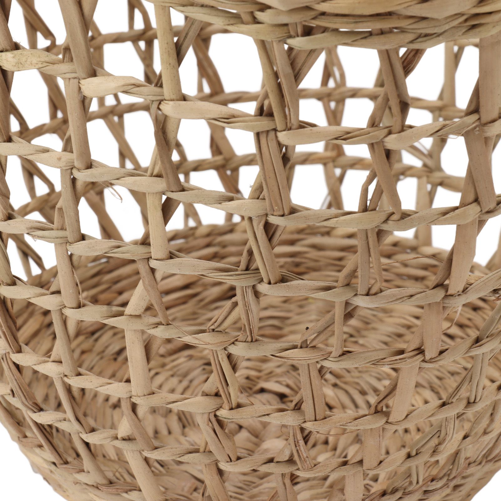 2PCS Woven Basket Handwoven Sea Grass Storage Basket for Flower Plant view 15