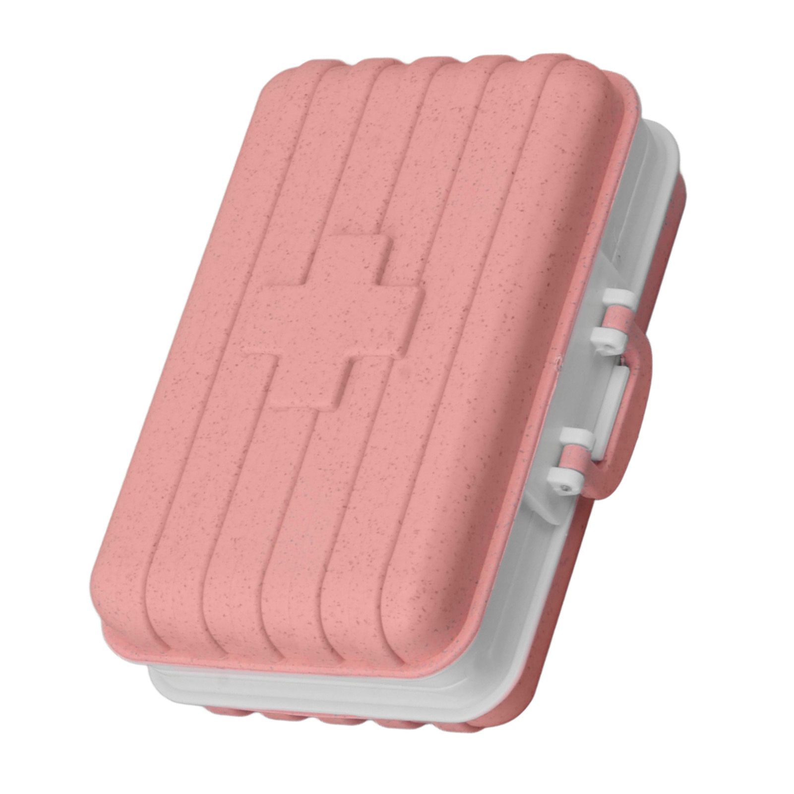 Mini Medicine Box 6 Compartments Luggage Design Tight Sealing Plastic Medicine view 7