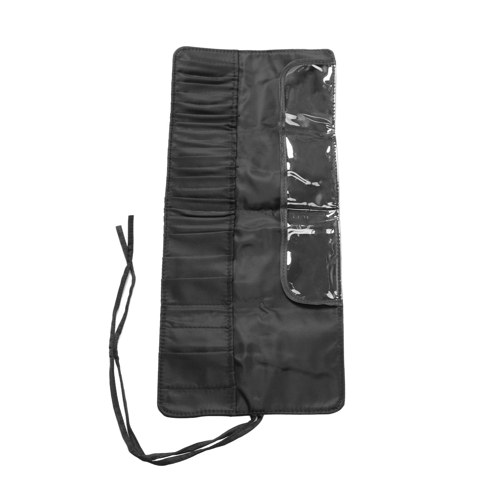 Makeup Brush Case 26 Holes Cosmetic Tool Storage Bag Black Large Capacity view 7