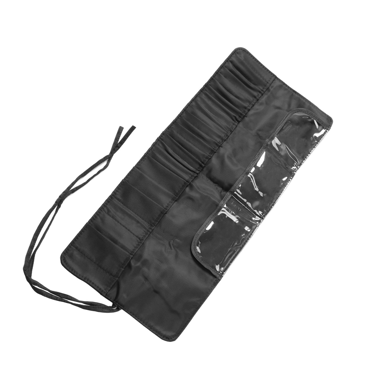 Makeup Brush Case 26 Holes Cosmetic Tool Storage Bag Black Large Capacity view 10