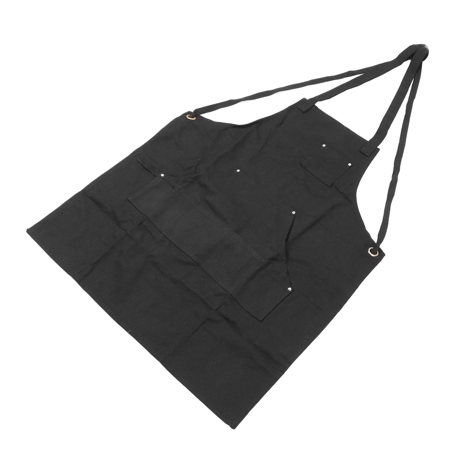 Work Apron Multifunctional Adjustable Canvas Work Apron with Pockets for view 2