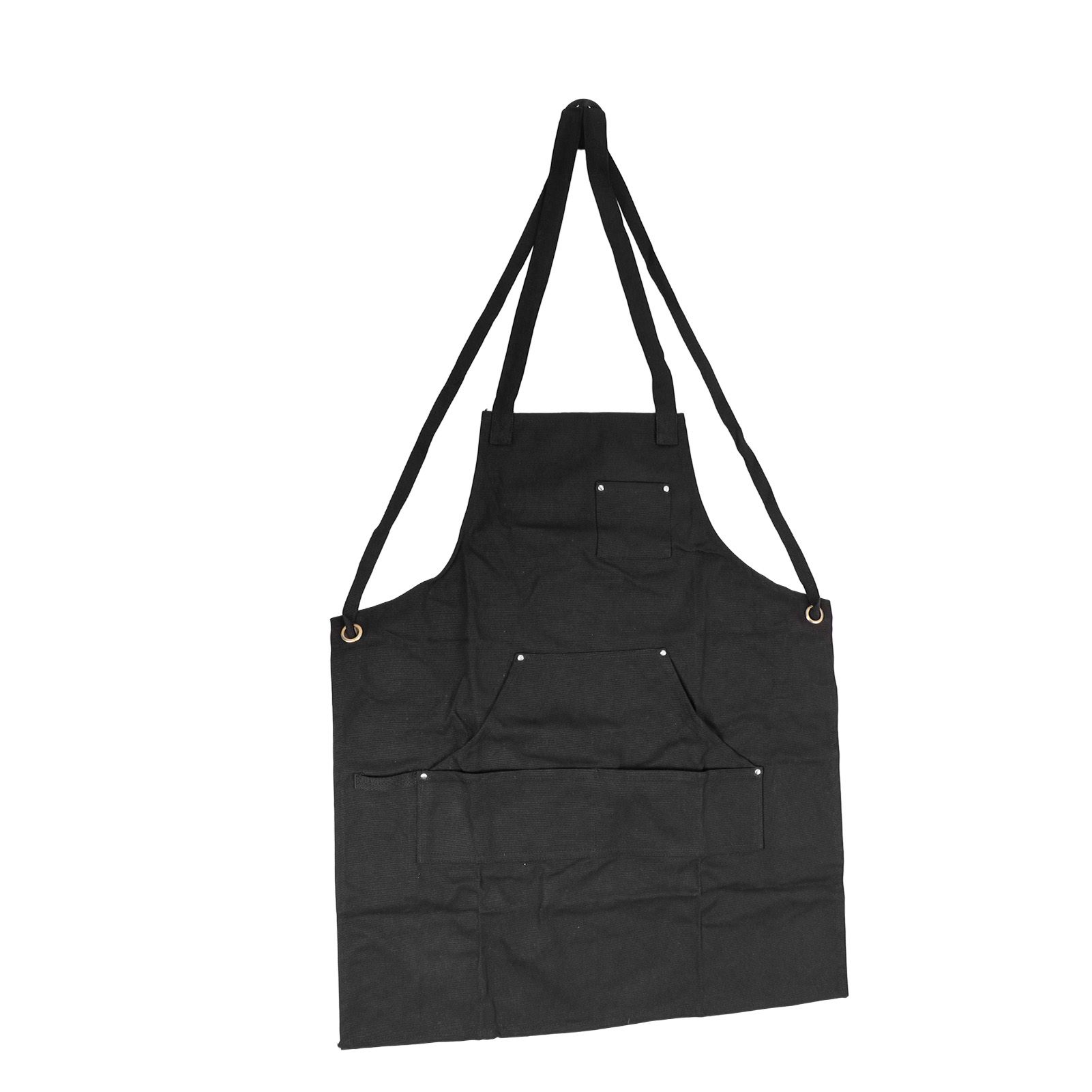 Work Apron Multifunctional Adjustable Canvas Work Apron with Pockets for view 5