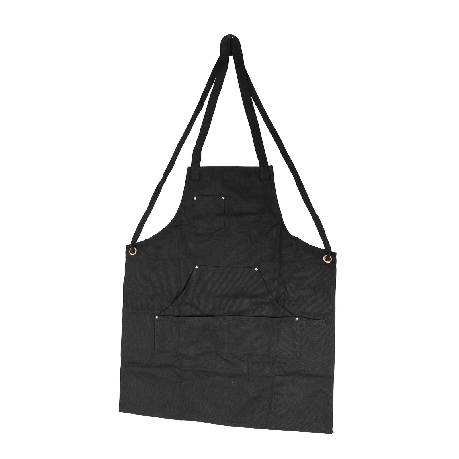 Work Apron Multifunctional Adjustable Canvas Work Apron with Pockets for view 10
