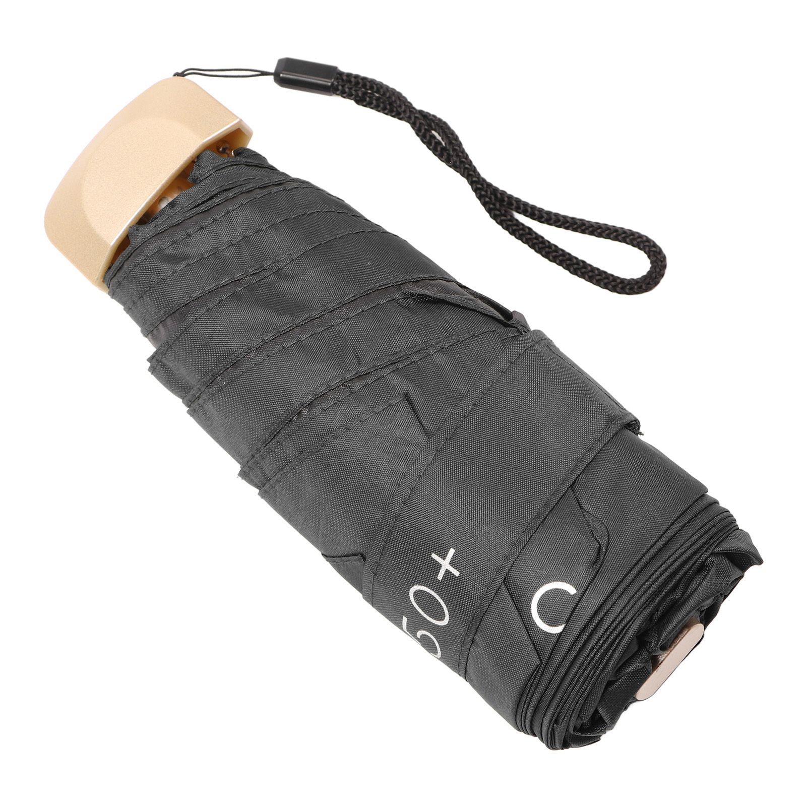6 Ribs Umbrella Sun Protection UPF50 Impact Cloth Portable Folding Umbrella view 10