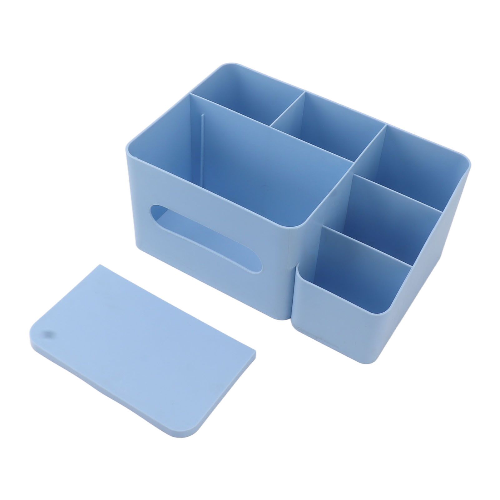 Tissue Box Organizer with Lid Plastic Exquisite Smooth Surface Tissue Desk