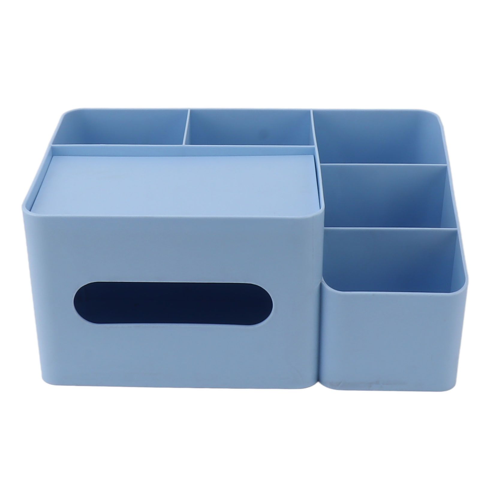 Tissue Box Organizer with Lid Plastic Exquisite Smooth Surface Tissue Desk view 2