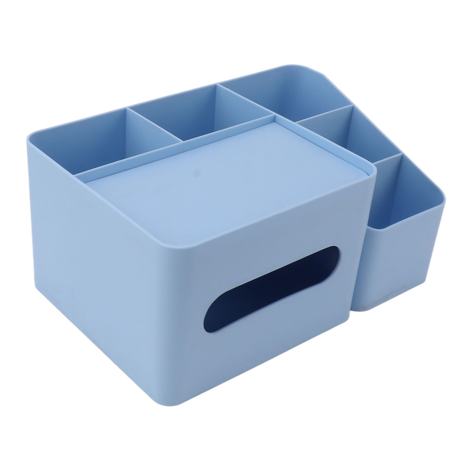 Tissue Box Organizer with Lid Plastic Exquisite Smooth Surface Tissue Desk view 4