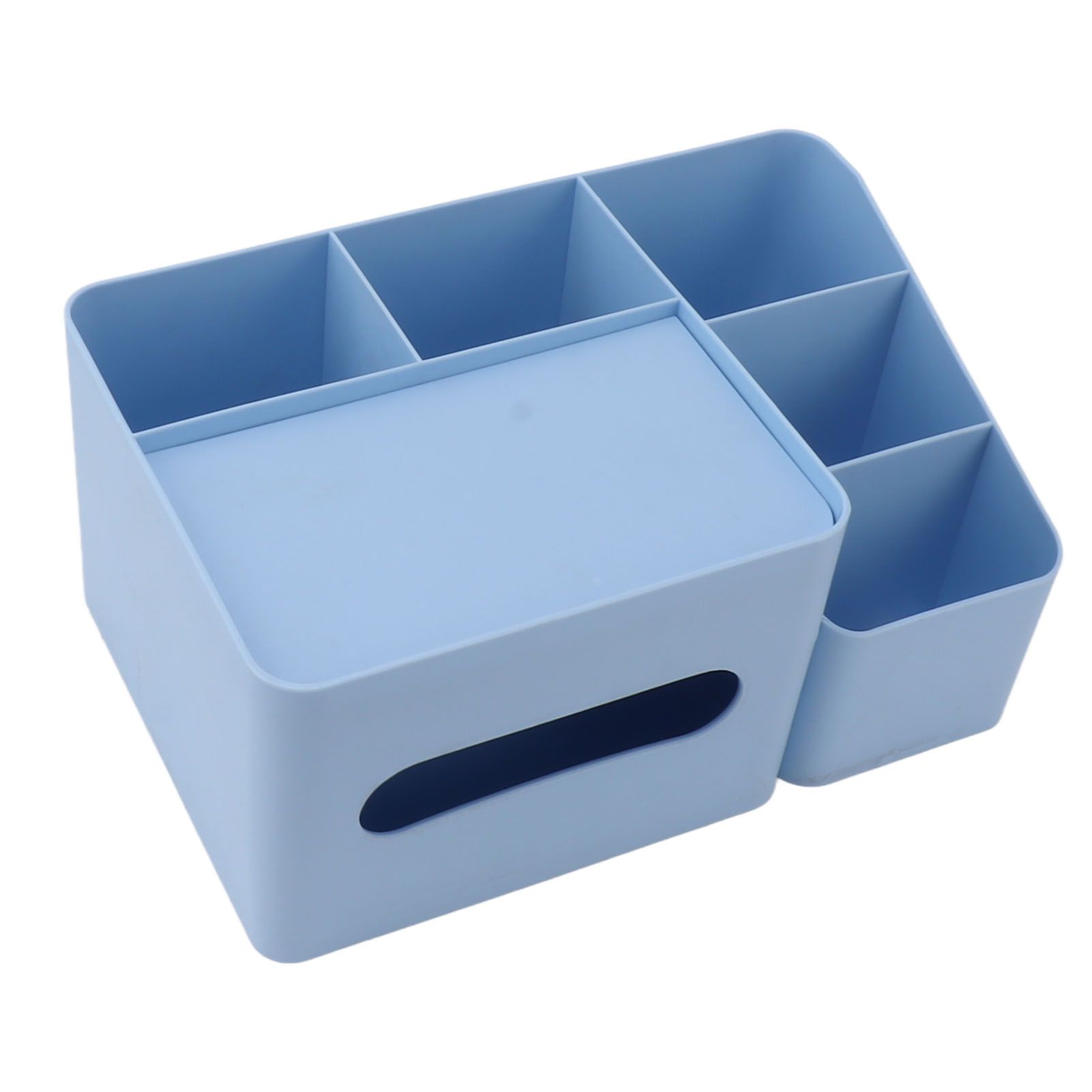 Tissue Box Organizer with Lid Plastic Exquisite Smooth Surface Tissue Desk view 5