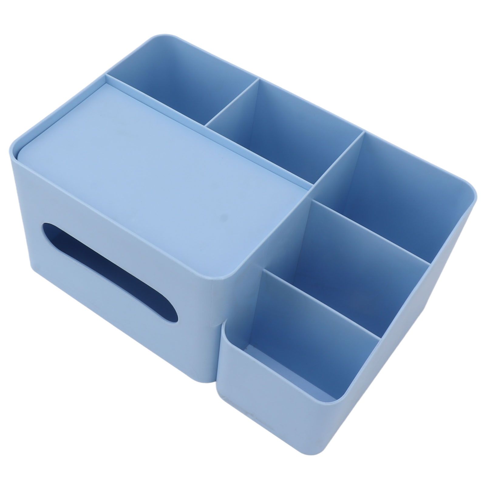 Tissue Box Organizer with Lid Plastic Exquisite Smooth Surface Tissue Desk view 7