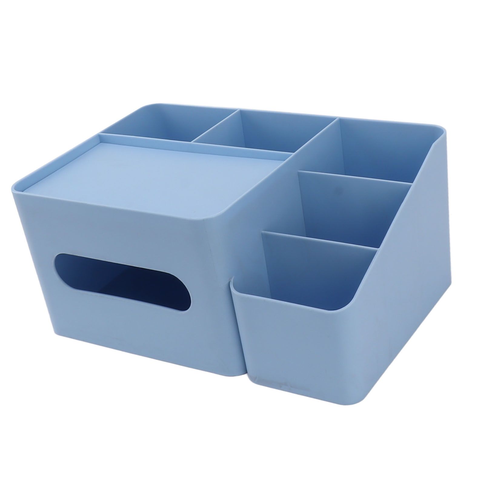 Tissue Box Organizer with Lid Plastic Exquisite Smooth Surface Tissue Desk view 10