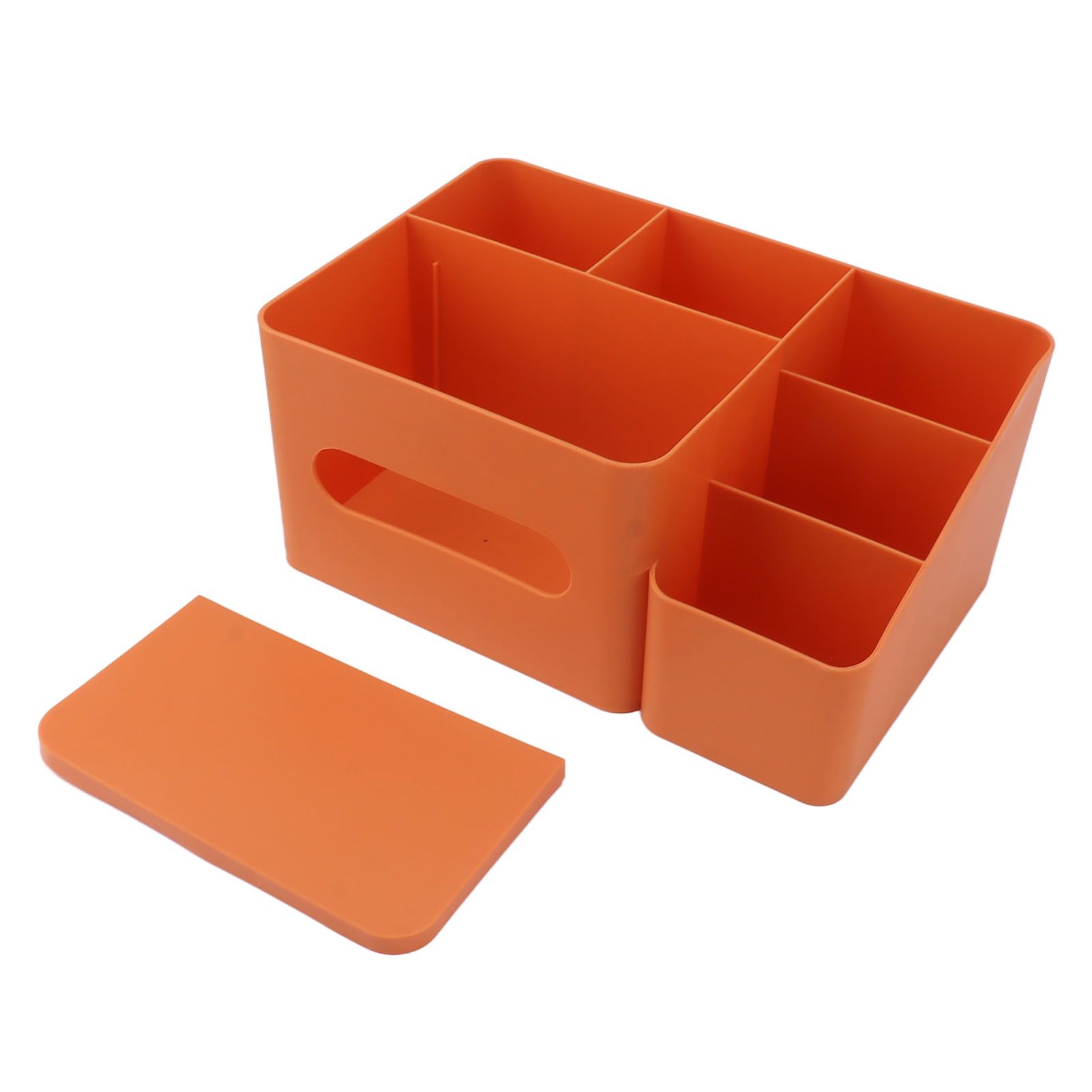 Tissue Box Organizer with Lid Plastic Exquisite Smooth Surface Tissue Desk
