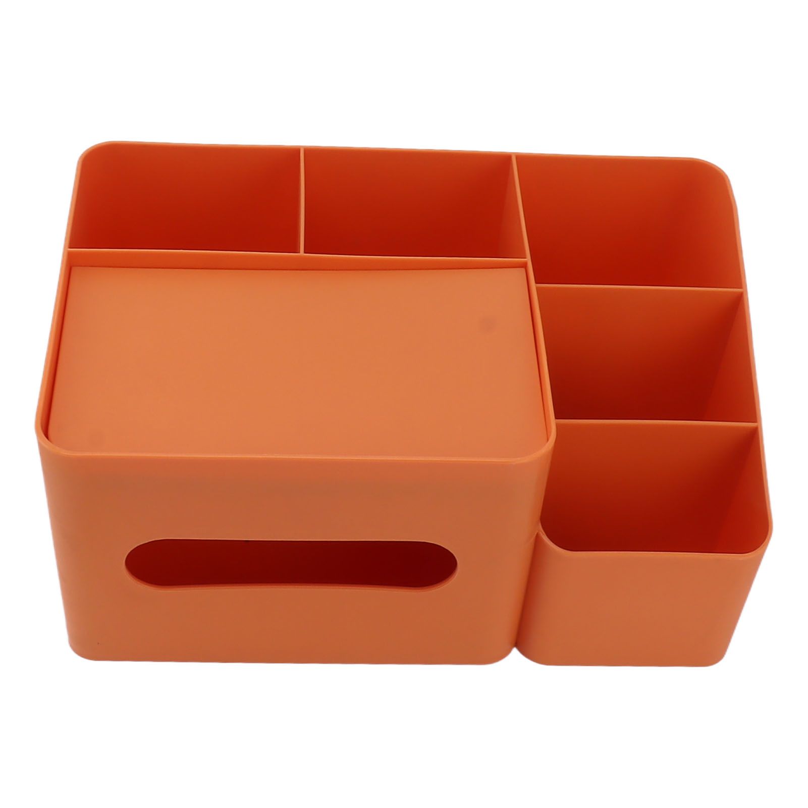 Tissue Box Organizer with Lid Plastic Exquisite Smooth Surface Tissue Desk view 6