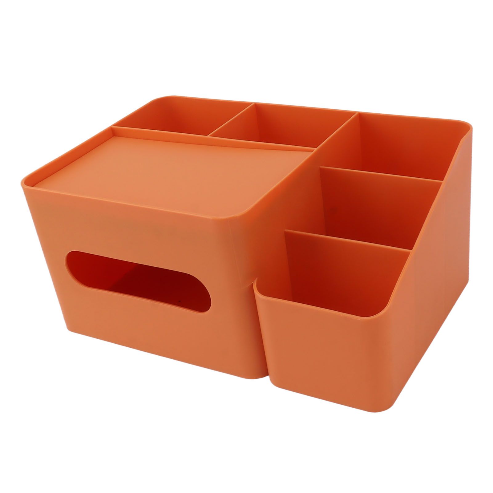 Tissue Box Organizer with Lid Plastic Exquisite Smooth Surface Tissue Desk view 8