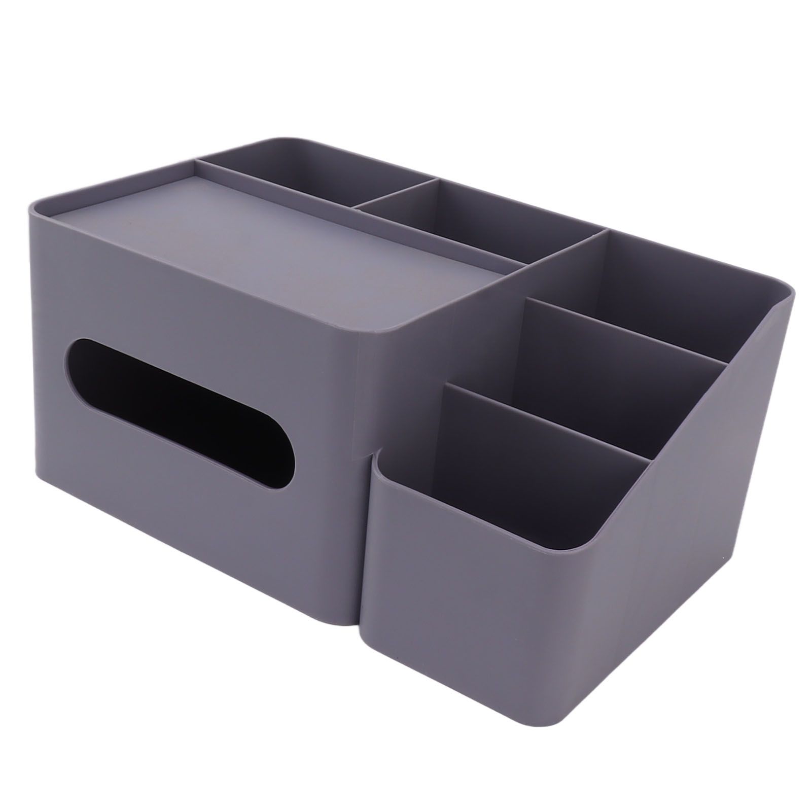 Tissue Box Organizer with Lid Plastic Exquisite Smooth Surface Tissue Desk view 3
