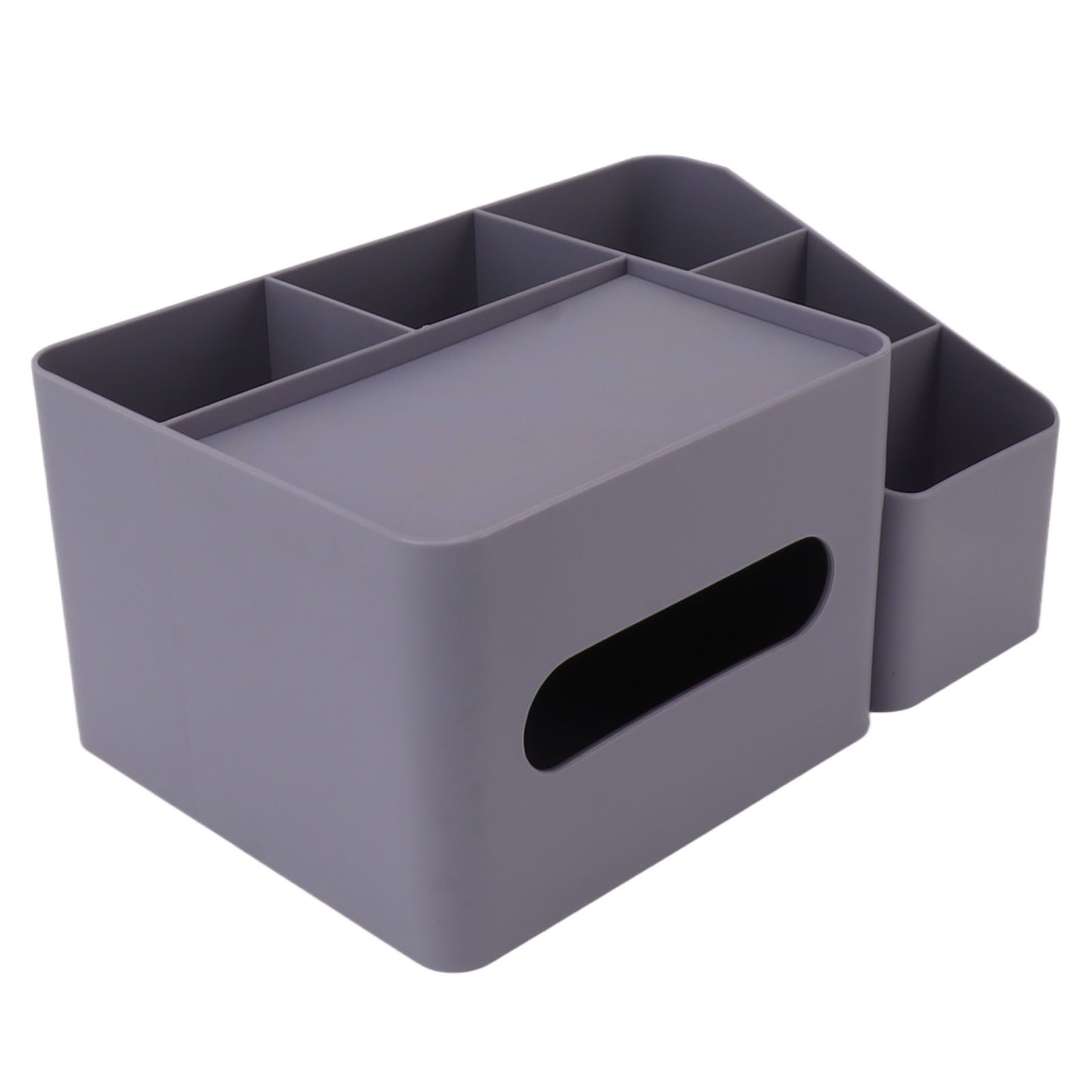 Tissue Box Organizer with Lid Plastic Exquisite Smooth Surface Tissue Desk view 4