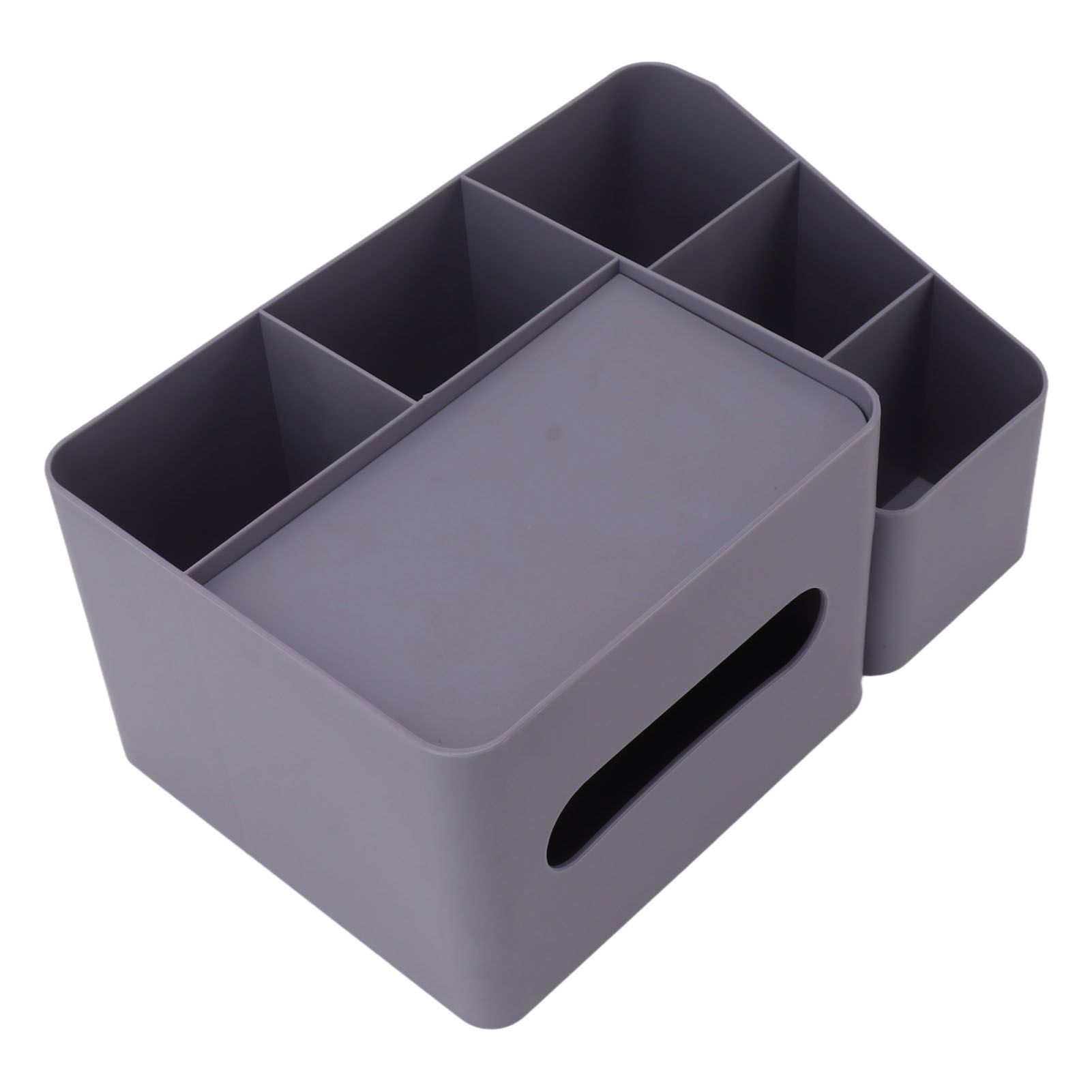 Tissue Box Organizer with Lid Plastic Exquisite Smooth Surface Tissue Desk view 5
