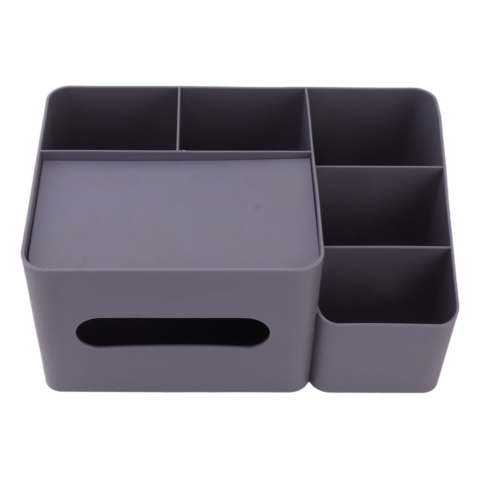Tissue Box Organizer with Lid Plastic Exquisite Smooth Surface Tissue Desk view 6