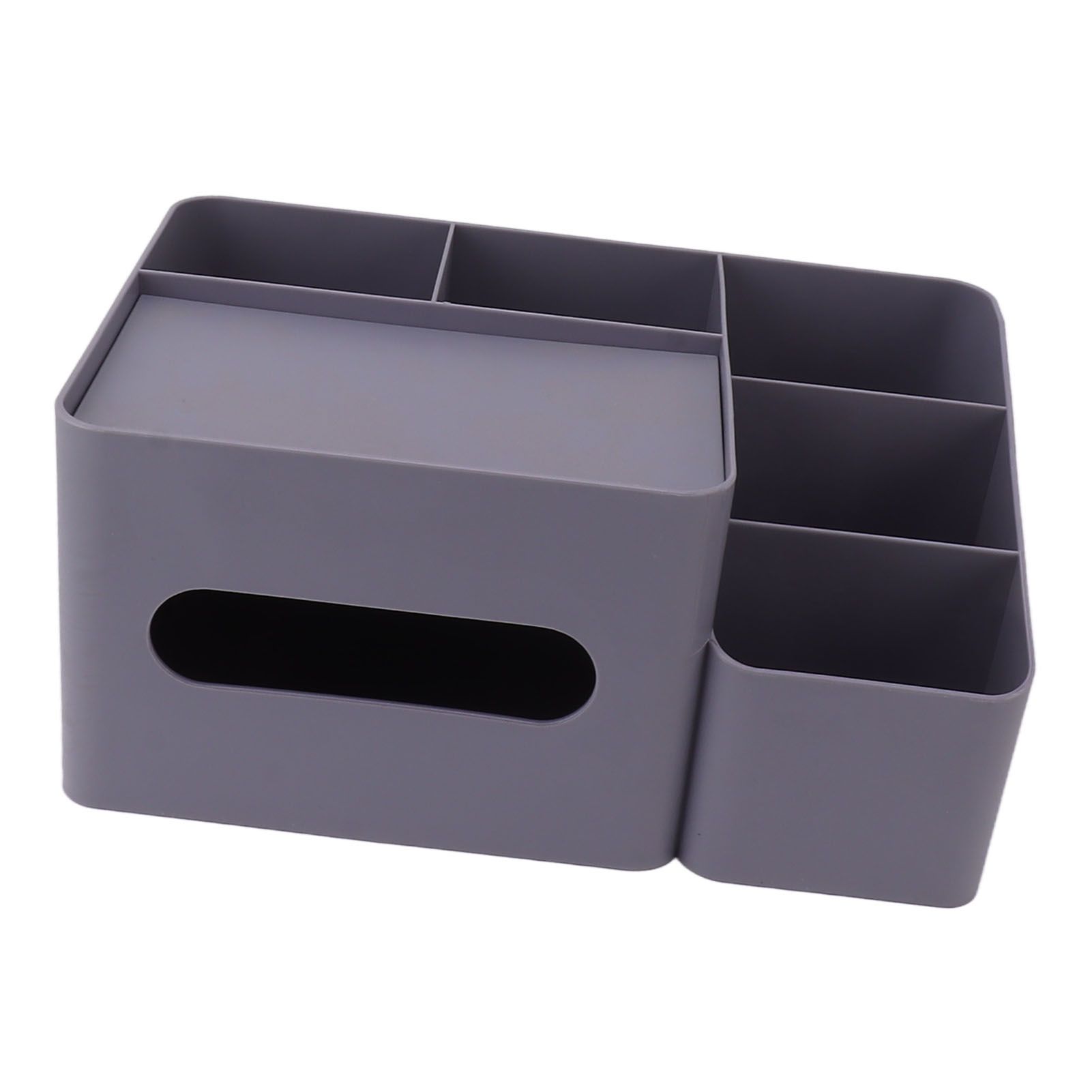 Tissue Box Organizer with Lid Plastic Exquisite Smooth Surface Tissue Desk view 8