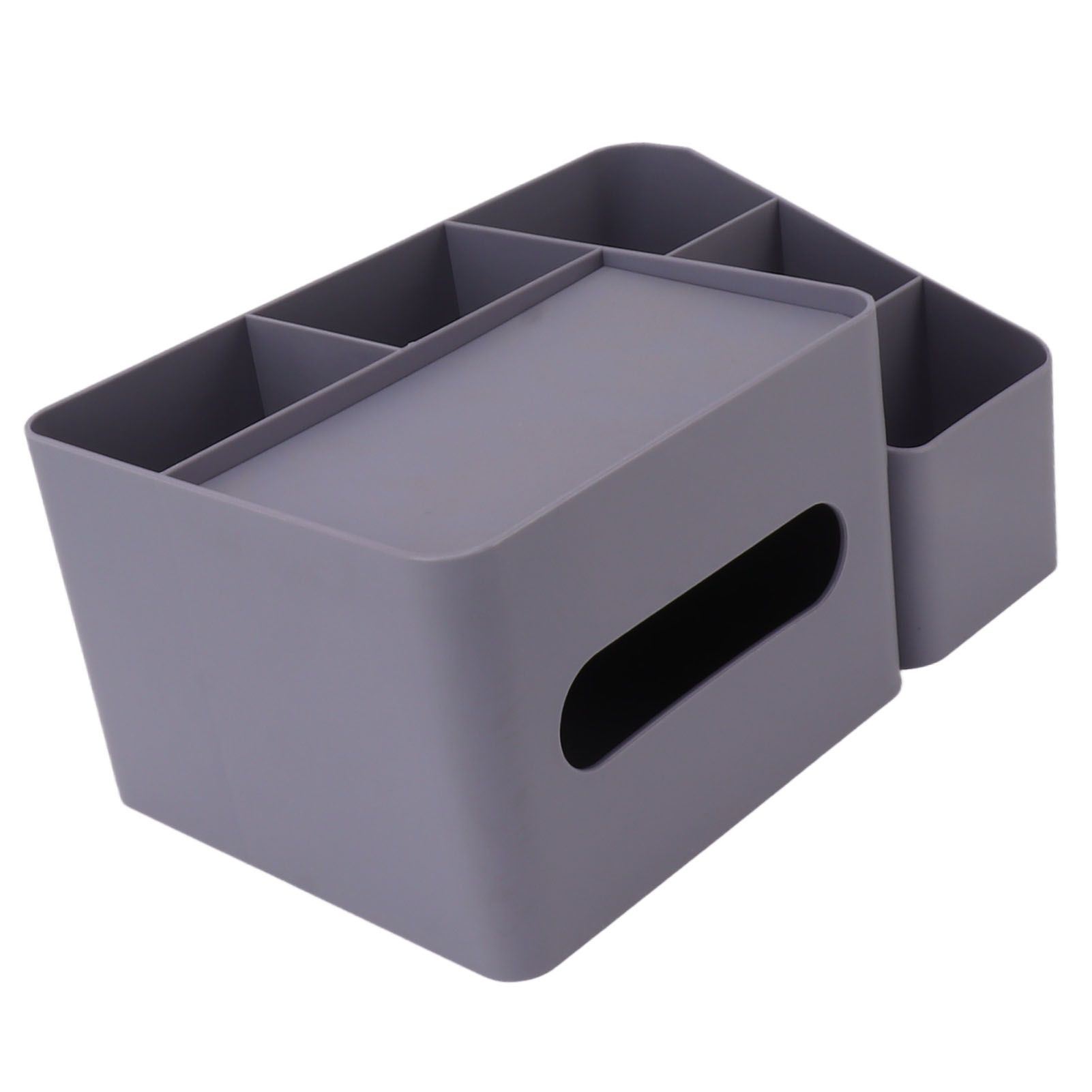 Tissue Box Organizer with Lid Plastic Exquisite Smooth Surface Tissue Desk view 10