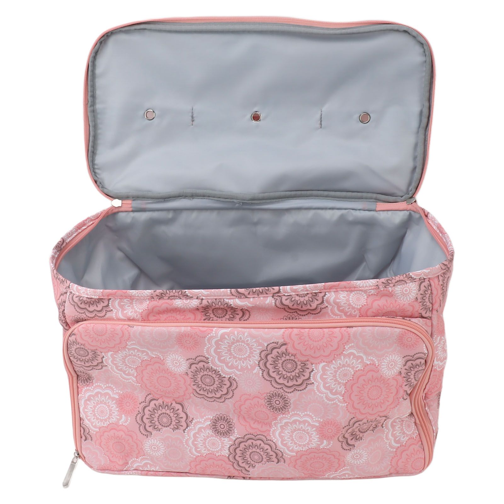 Knitting Bag Pink Oxford Cloth DIY Multifunctional Portable Crochet Holder Bag view 6