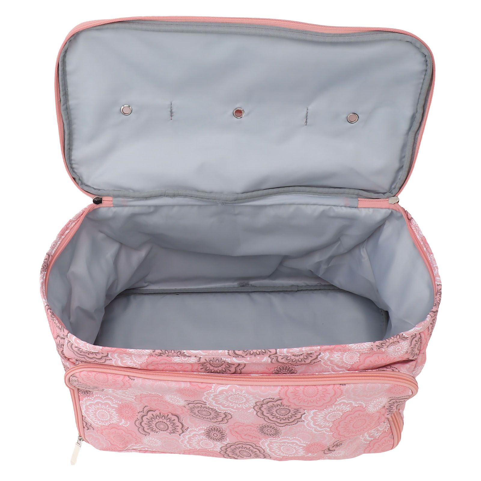 Knitting Bag Pink Oxford Cloth DIY Multifunctional Portable Crochet Holder Bag view 8
