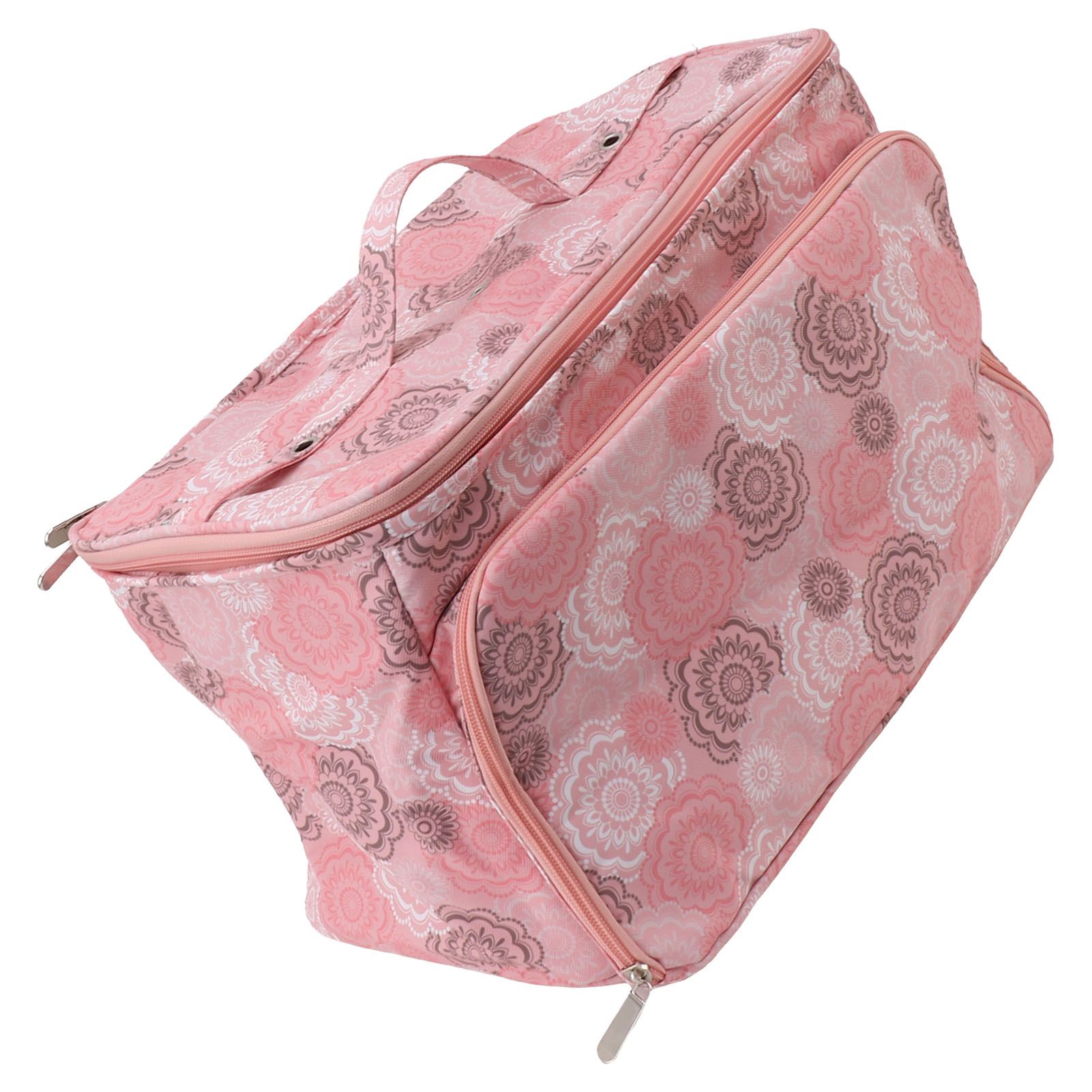 Knitting Bag Pink Oxford Cloth DIY Multifunctional Portable Crochet Holder Bag view 10