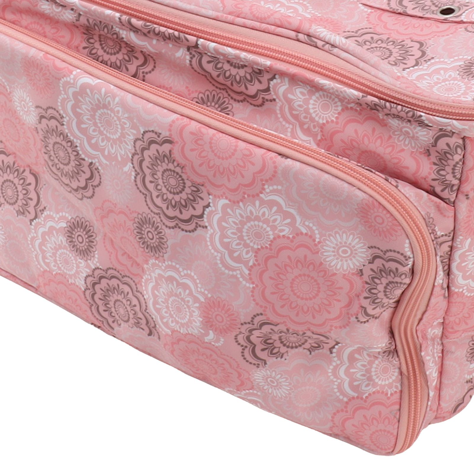 Knitting Bag Pink Oxford Cloth DIY Multifunctional Portable Crochet Holder Bag view 14