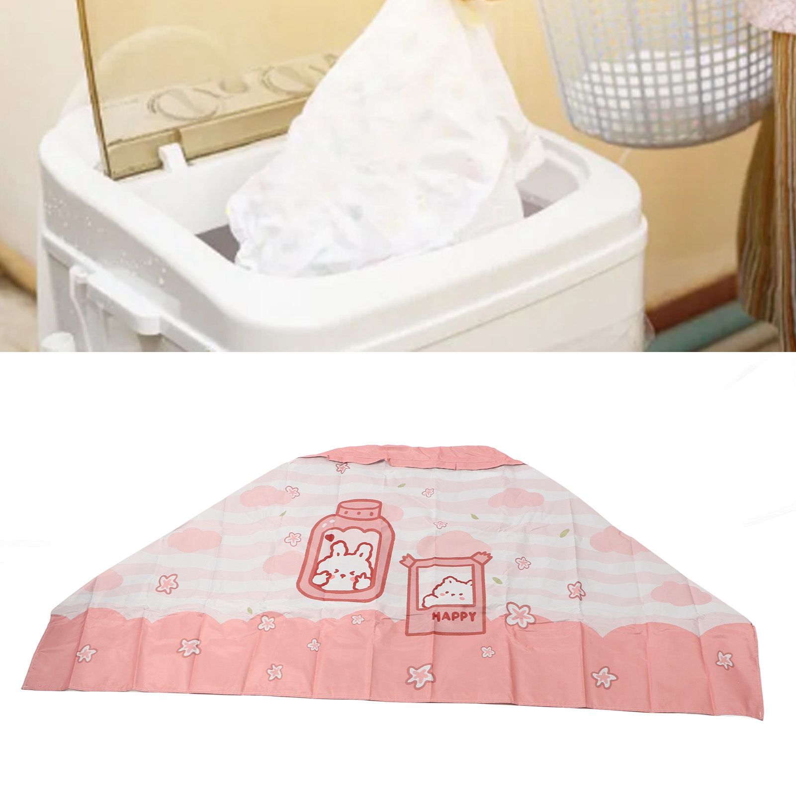 Washing Machine Cover Waterproof Sunscreen Dustproof Cover for Haier for Midea view 11