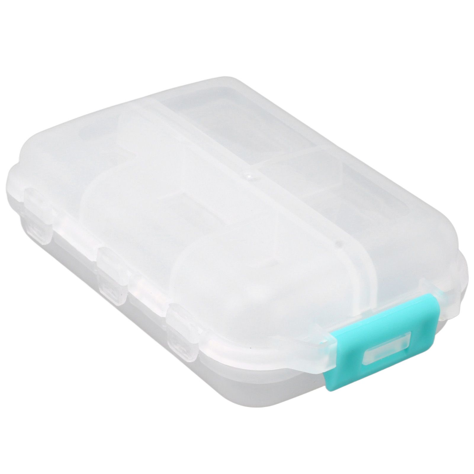 Medicine Box Medicine Case Plastic Waterproof 10 Compartments Buckle Lock view 8