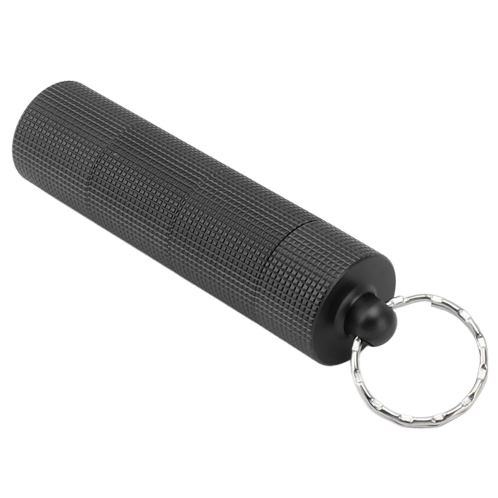 Keychain Medicine Holder Case 3 Compartment Waterproof Metal Travel Tablet view 5