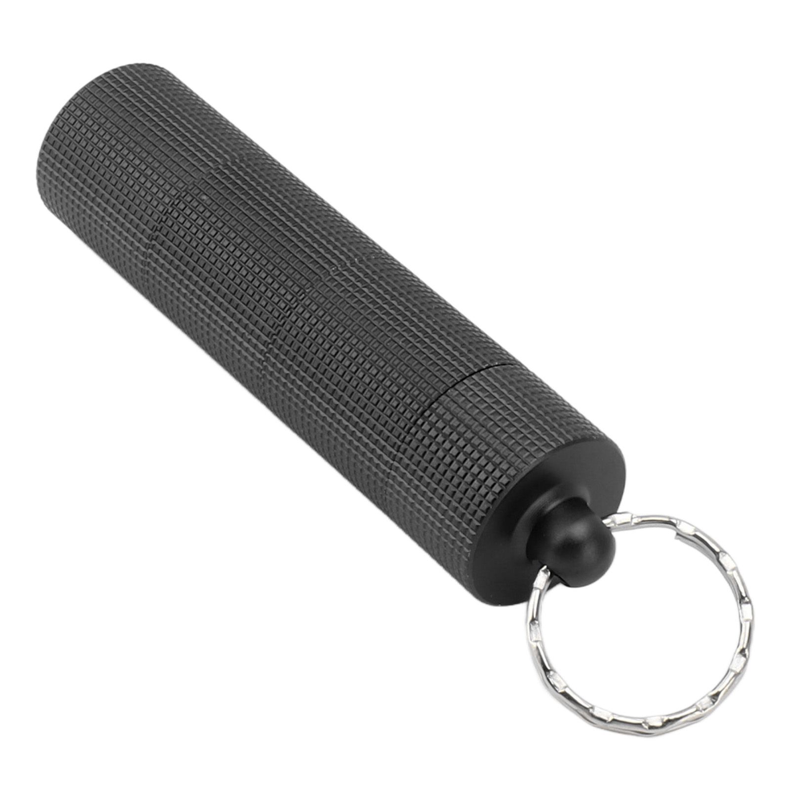 Keychain Medicine Holder Case 3 Compartment Waterproof Metal Travel Tablet view 6