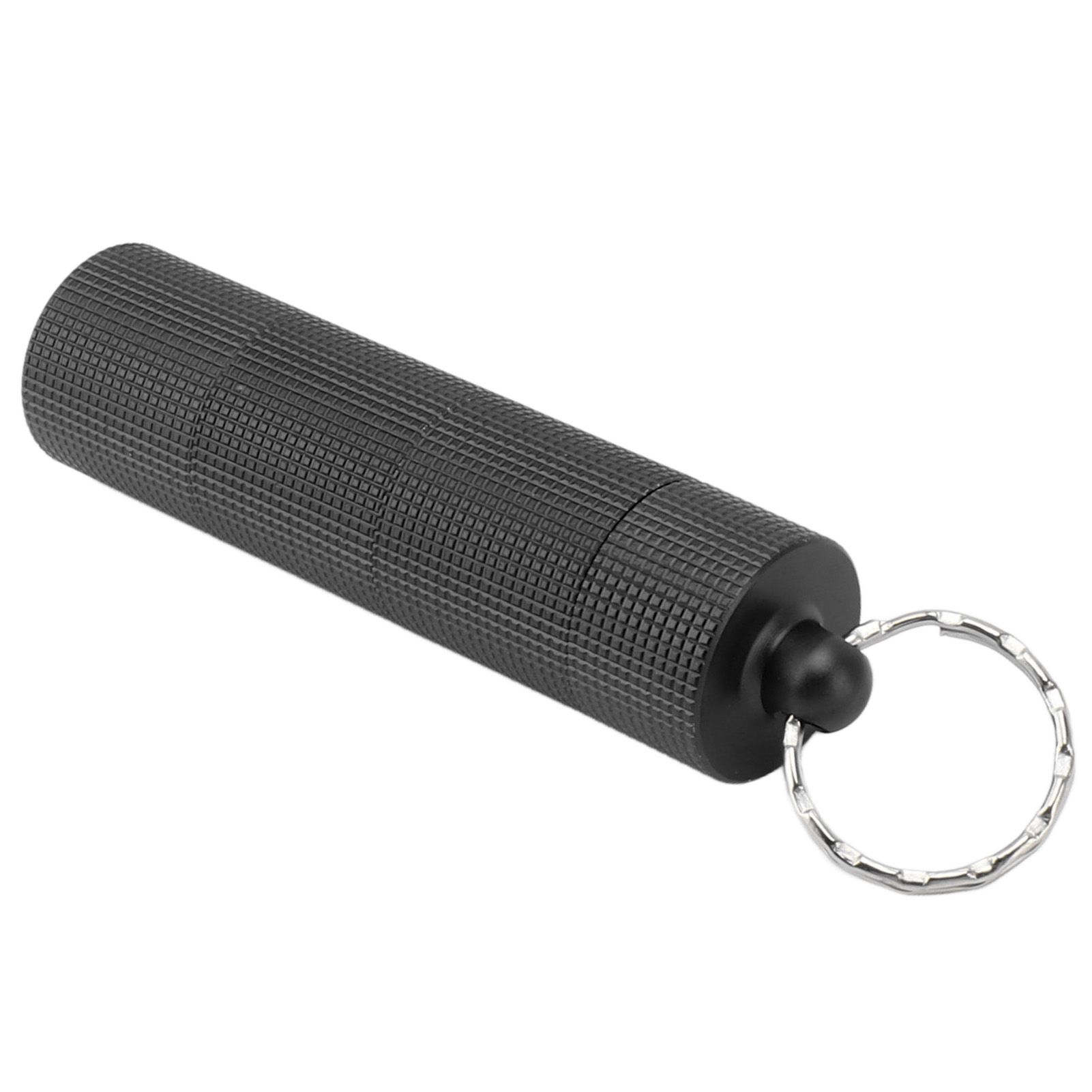 Keychain Medicine Holder Case 3 Compartment Waterproof Metal Travel Tablet view 10