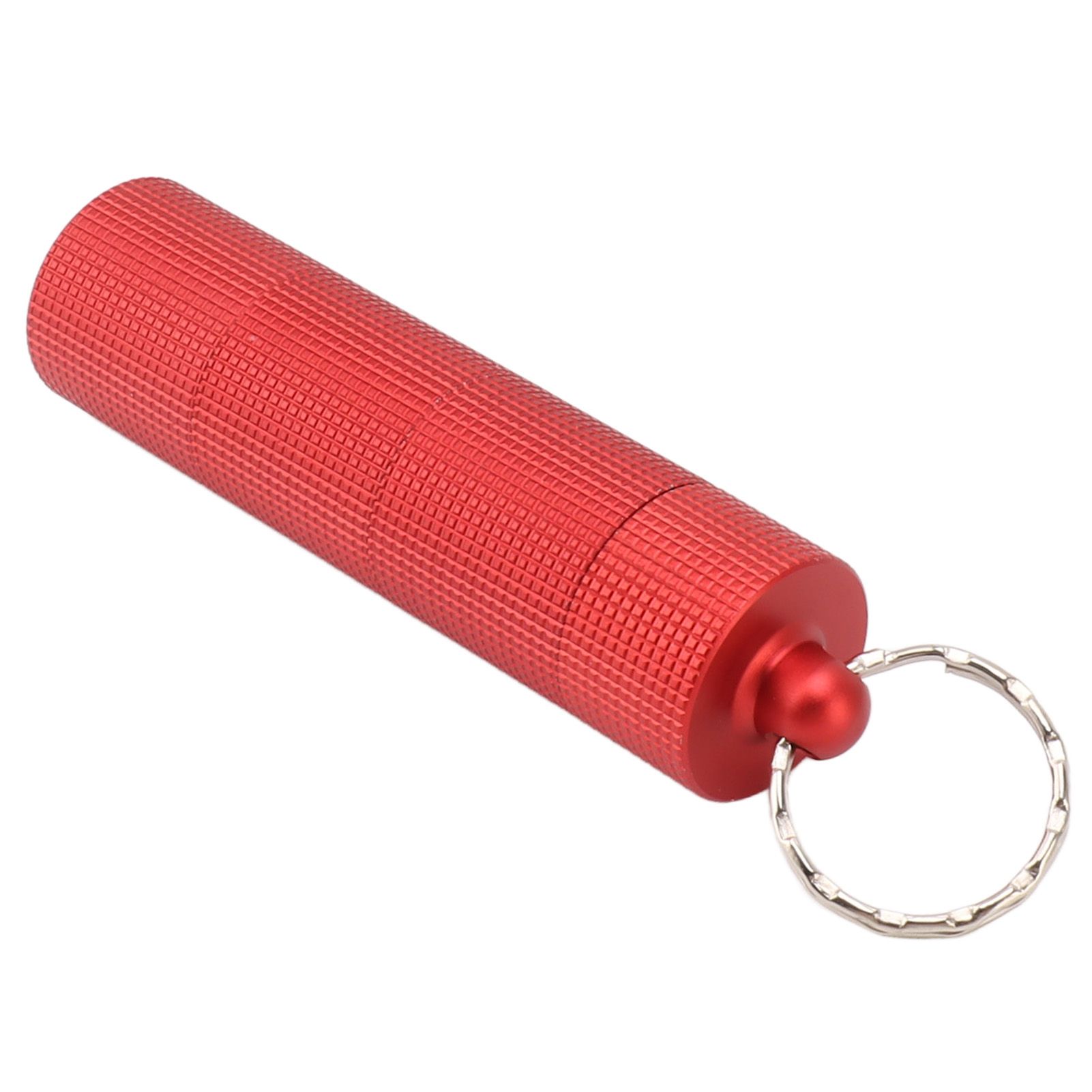 Keychain Medicine Holder Case 3 Compartment Waterproof Metal Travel Tablet view 5