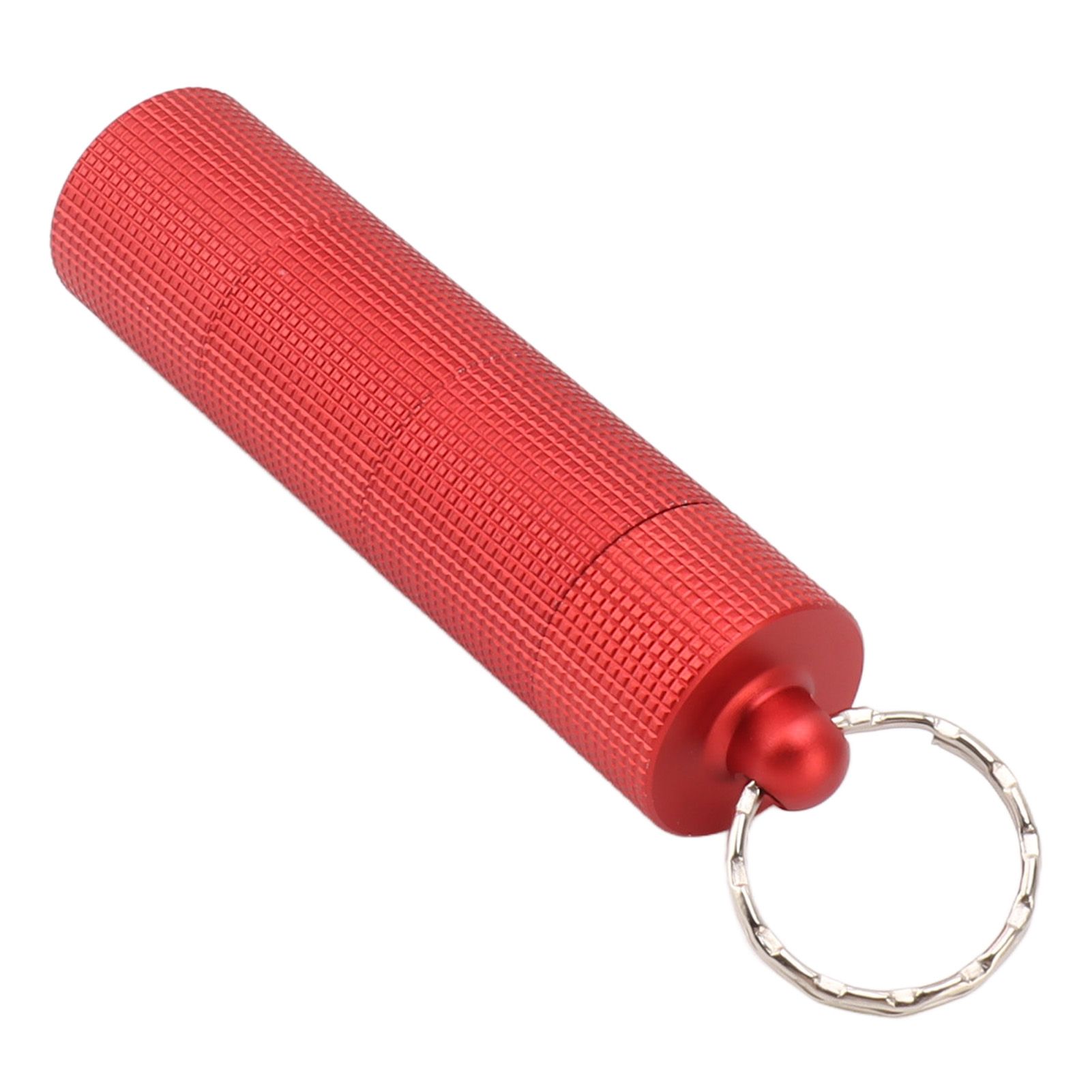 Keychain Medicine Holder Case 3 Compartment Waterproof Metal Travel Tablet view 6