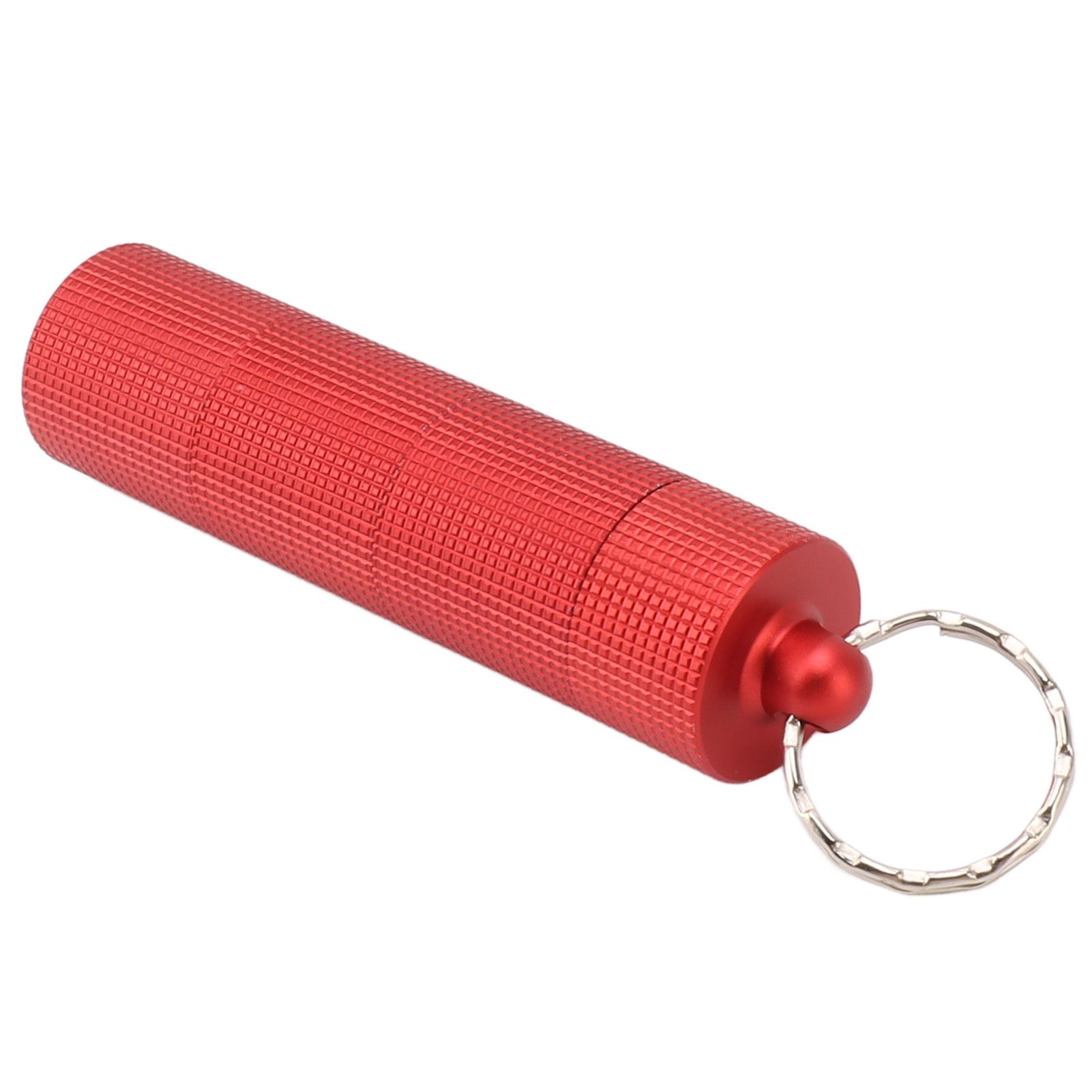 Keychain Medicine Holder Case 3 Compartment Waterproof Metal Travel Tablet view 10
