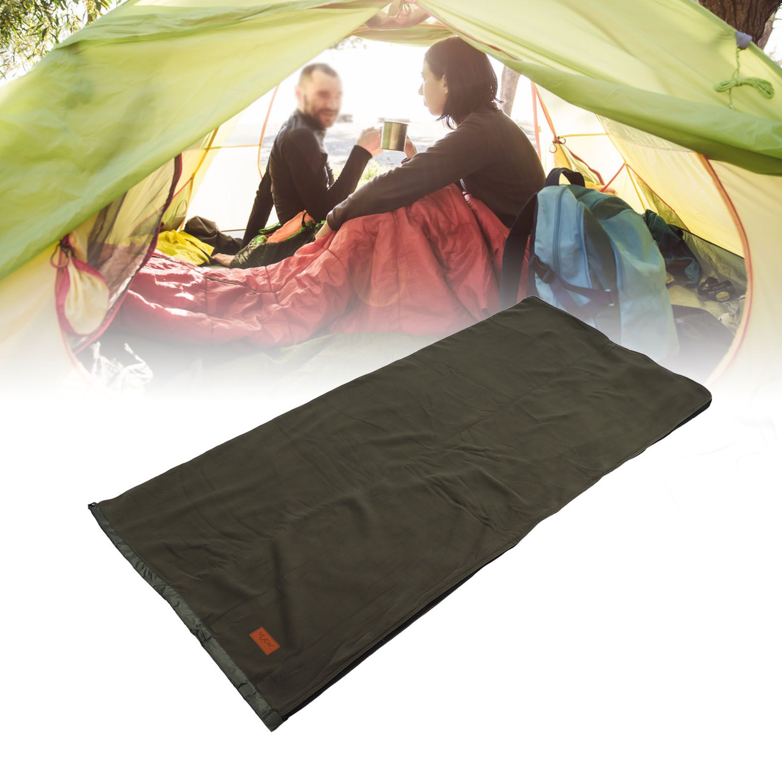Sleeping Bag Liner Super Thick Fleece Soft Sleeping Bag Liner Blanket for view 11