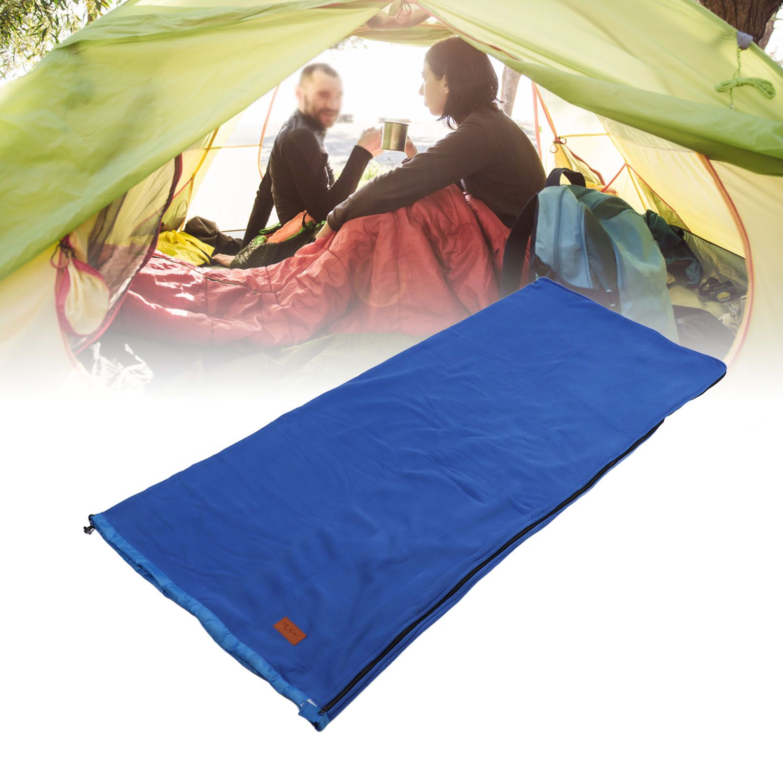 Sleeping Bag Liner Super Thick Fleece Soft Sleeping Bag Liner Blanket for view 11