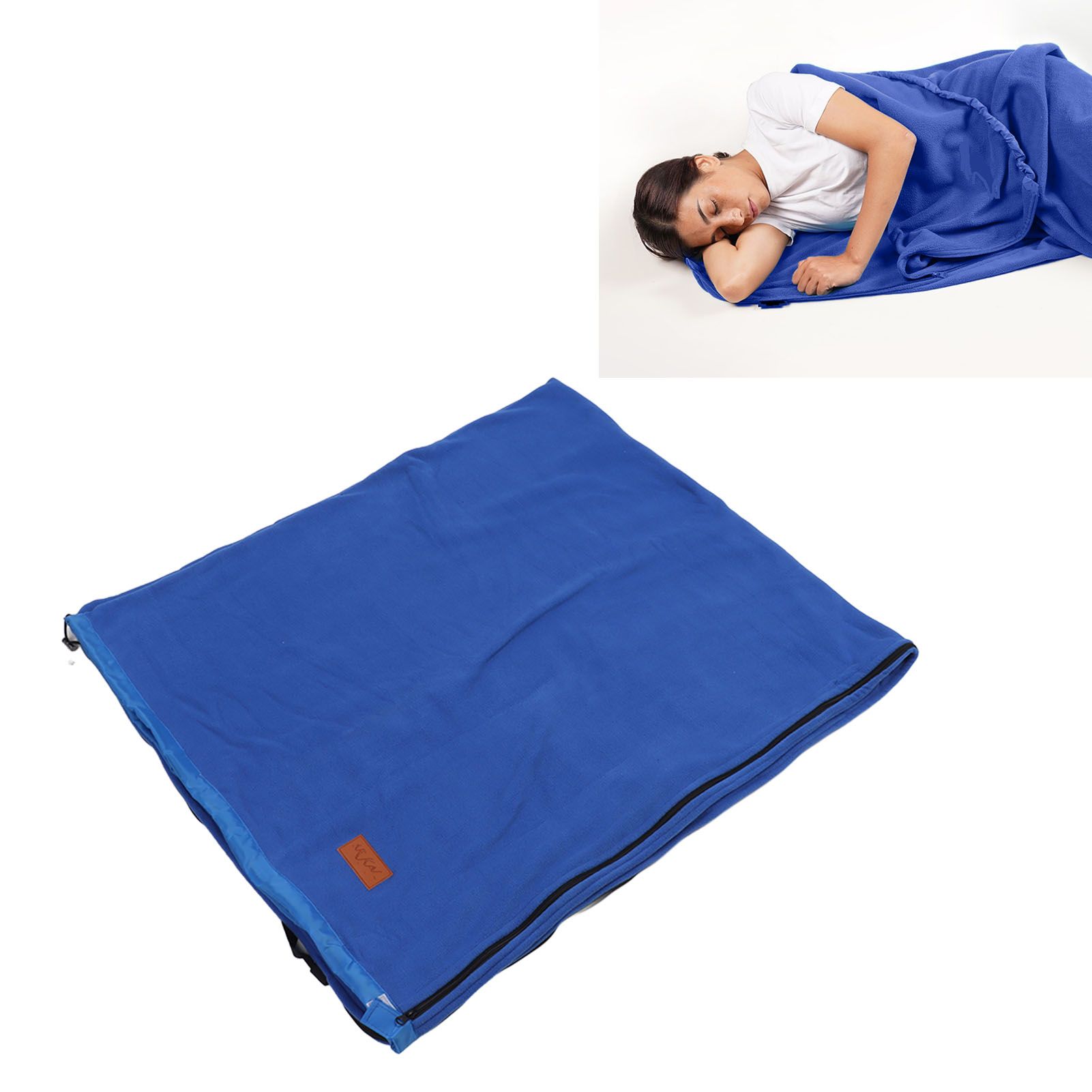 Sleeping Bag Liner Super Thick Fleece Soft Sleeping Bag Liner Blanket for view 12